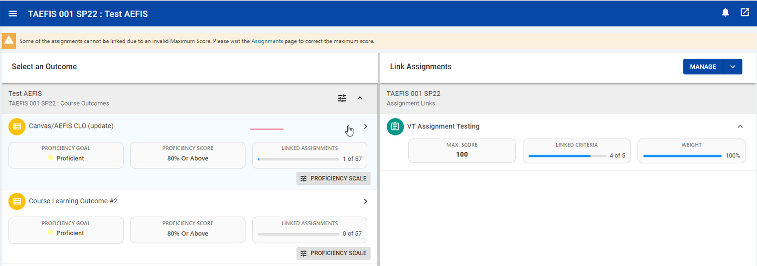 AEFIS Syllabus and Course Assessments Canvas at JHU AEFIS Syllabus and Course Assessments Canvas at JHU