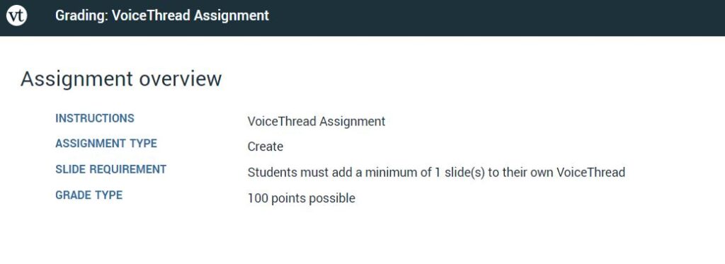 The final view will have a button to launch the assignment in a new tab.