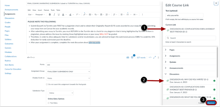 Features in Canvas – Canvas at JHU