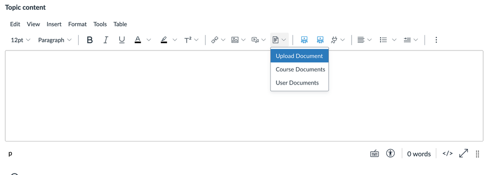 Uploading a document via RCE.